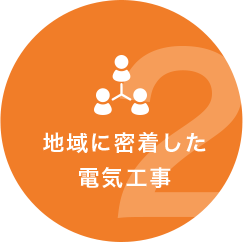 地域に密着した電気工事